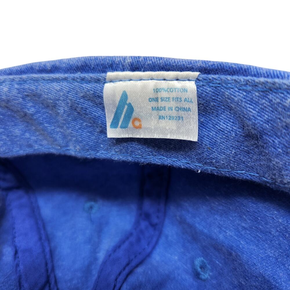 Vintage Seattle Aquarium Washington Strapback Dad Hat Embroidered Blue Cotton OS - Picture 9 of 11